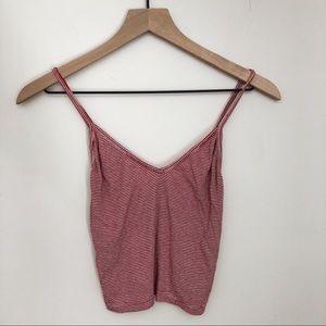 Brandy Melville red striped tank